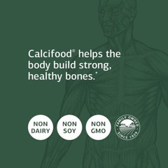 Standard Process Calcifood Calcium Absorption Build Bone Strength, 100 Wafers