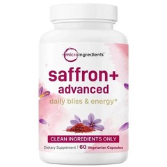 Saffron Extract Advanced Supplements 60 Veggie Capsules 10-in-1 with Saffron US