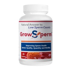 Grow Sperm Herbal Male Wellness Support Supplement 30 Veg Capsules Vitality Form