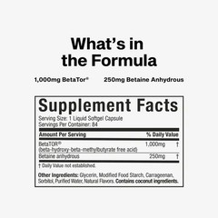MuscleTech Clear Muscle Liquid HMB, 1000 mg – 84 Liquid Softgels – OVERSTOCK!