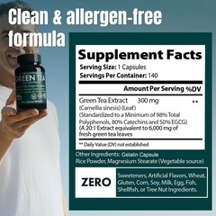 20:1 Green Tea Extract Supplement | 6000mg EGCG | Metabolism & Energy Boost – 14