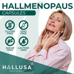 HALLMENOPAUS – Menopause Support – Hormone Balance – 30 Caps