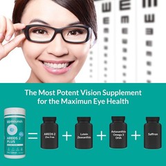 Upnourish Areds 2 – Advanced Eye Vitamin Supplement For Macular Health And Dry