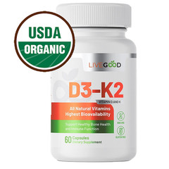 LiveGood Daily Essentials Men Bundle Multi-Vitamin D3-K2 Magnesium 3 Bottle Stac