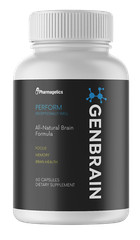 GenBrain All Natural BrainFormula – 4 Bottles, 240 Capsules