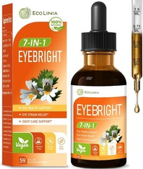 Natural Eye Comfort Drops – Euphrasia Officinalis & Blueberry Extract, 2 oz