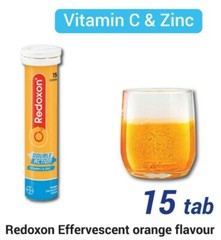 x2 REDOXON Double Action effervescent ORANGE tablets 15’s ~ship fr Malaysia