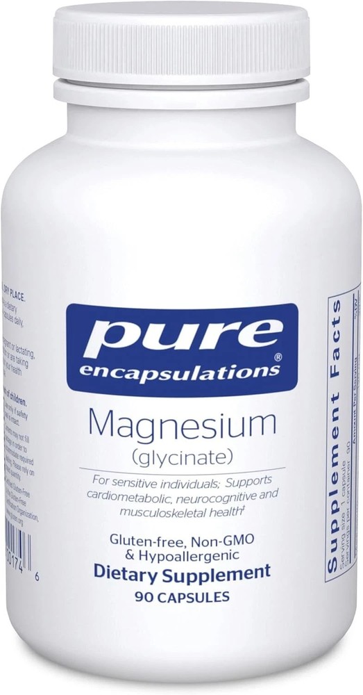 Pure Encapsulations Magnesium (Glycinate) – Supplement to Support Stress Relief,