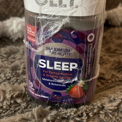 (3) OLLY Max Strength Sleep Gummy, 10mg Melatonin L-Theanine Chamomile 70ct