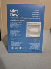 Mint Flow Dopamine Burst Gummies 60 Servings Energy Focus Vegan Mood Boost