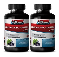 Antioxidant Supplement – Resveratrol Supreme 1200mg – IMMUNITY BOOSTER 2B