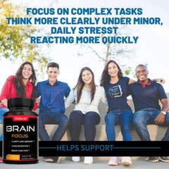 Brain Capsules, Support Memory, Concentration & Mental Clarity, 120 Veg Caps