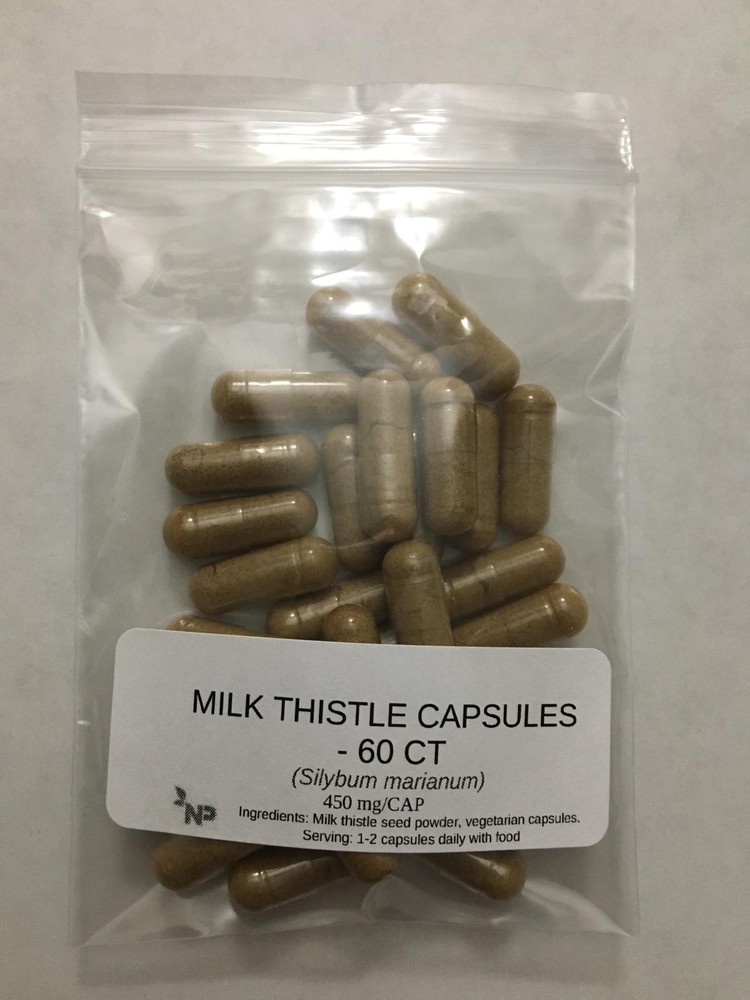 Milk Thistle 900 mg Vegan Capsules – 60 Count