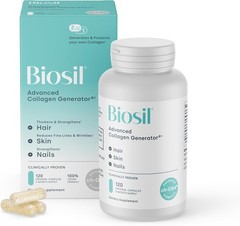 2 Pack BioSil Advanced Collagen Generator Capsules 120 Count Hair Skin Nails #4
