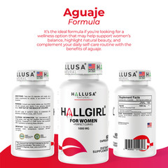 HALLGIRL – Support Busty, Breast & Hips Enhancement – Women and Men- 60 capsules