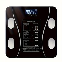 Battery Smart LCD Display Bluetooth Weight Body Fat Scale BMI Bathroom Scale