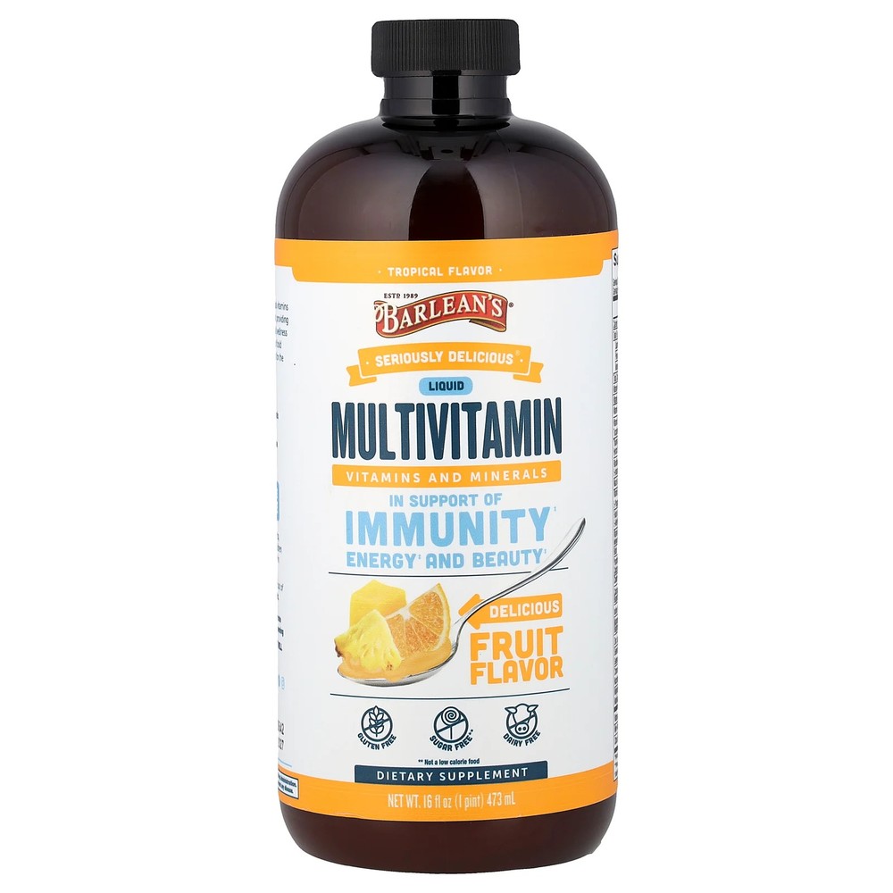 Seriously Delicious®, Liquid Multivitamin, Tropical, 16 fl oz (473 ml)
