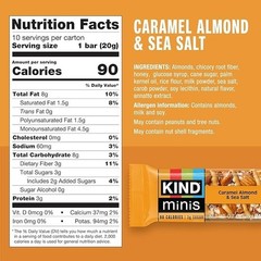 KIND Mini Snack Bars Variety Pack, Gluten Free, Low Sugar, Low Calorie Snacks