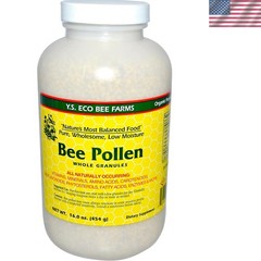 Bee Pollen – Low Moisture Whole Granulars YS Eco Bee Farms 16 oz Granular