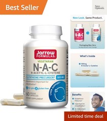 N-A-C 500 mg, Dietary Supplement, Antioxidant Support for Liver Health, 60 Ve…