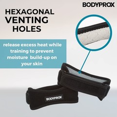 Bodyprox Patella Tendon Knee Strap 2 Pack, Pain Relief Support One Size