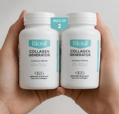 Pack of 2 – Biosil Collagen Generator – 120 Capsules – FAST SHIPPING ….