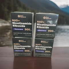 (4)bx Reus Research NAD+ Nicotinamide Riboside Resveratrol Anti-Aging Supplement