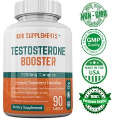 1x Testosterone Booster Tribulus Terrestris Chrysin Low Test Boost Natural