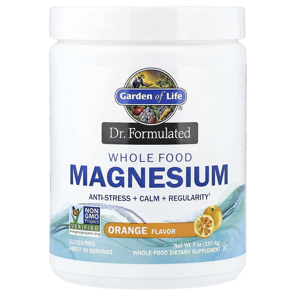 – Dr. Formulated Whole Food Magnesium Drink Powder Orange – 7 Oz.