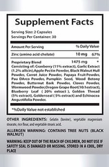 Detox pills – ANTI-PARASITE Complex – Natural anti-parasite compounds – 1B