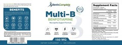 Benfotiamine Multi-B Neuropathy Support Formula, 150 mg, 120 Capsules