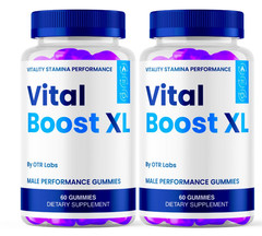 Vital Boost XL Performance Gummies, VitalBoostXL for Men Stamina Vitality 120ct