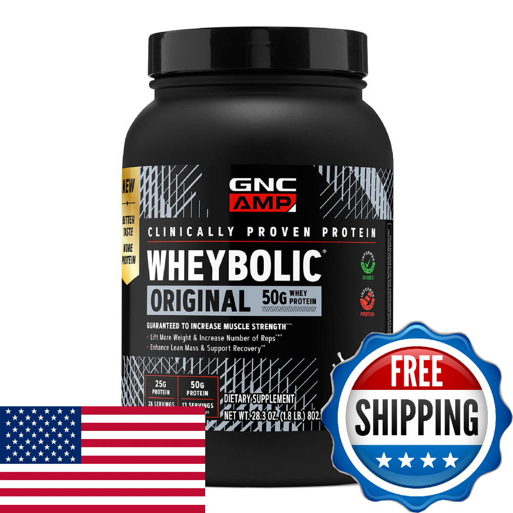 Gnc Amp Wheybolic- Clinically Studied Whey Protein Powder For Workout Active