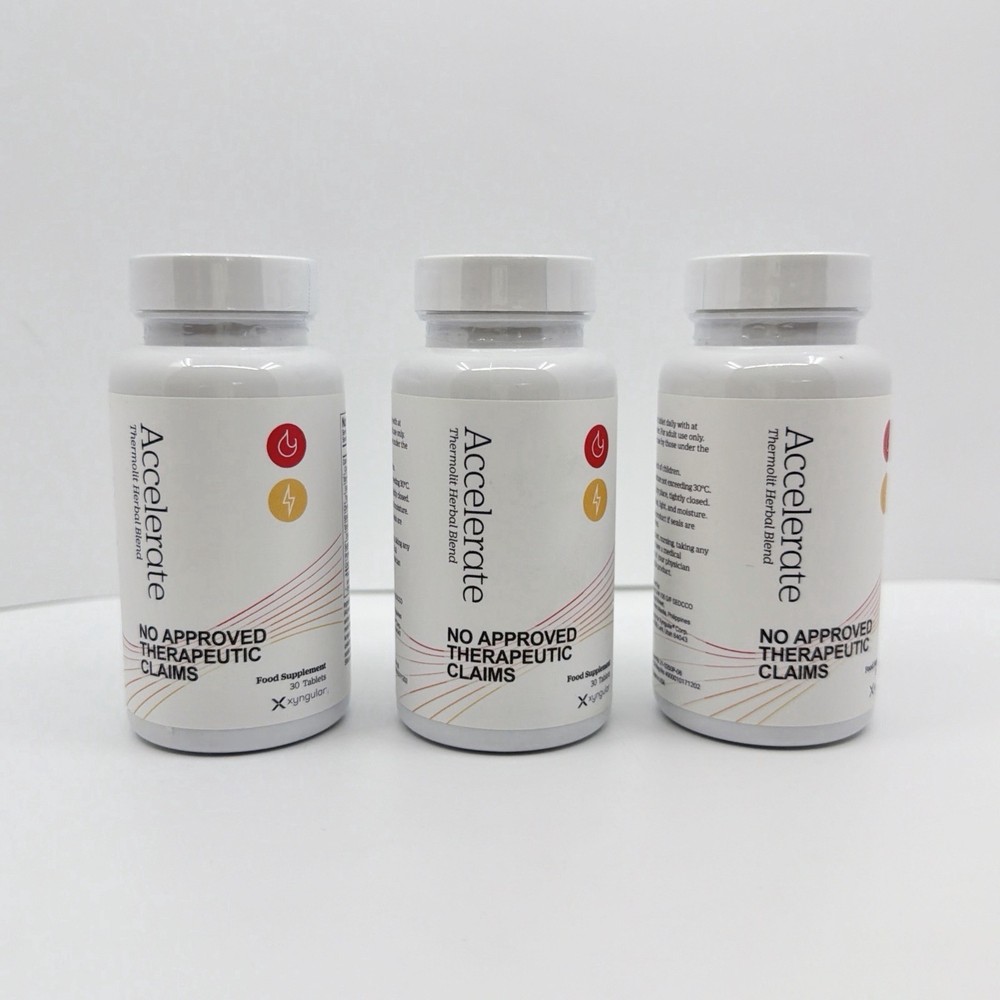 3 PACK Xyngular Accelerate 60 Tablets Burn And Appetite Control NEW SEALED