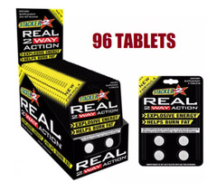 Stacker TWO Real 2 Way Action Energize 4 ct x 24 Cards = (96 Tablets)