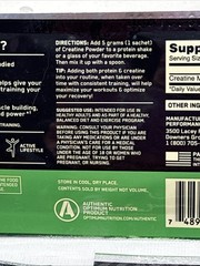 23 X OPTIMUM NUTRITION MICRONIZED CREATINE POWDER SINGLE SERVE TRAVEL PACK (B95