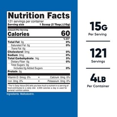 Nutricost Maltodextrin Powder 4lbs- Quick Calories and Energy