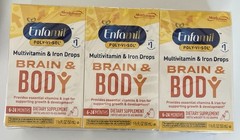 Enfamil Brain & Body Poly-Vi-Sol Multivitamin & Iron Drops 50mL, 3 Pack Ex 01/27