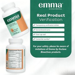 Emma Gut Health & Colon Cleanse–Relief from Bloating & Digestive, 60 Capsules