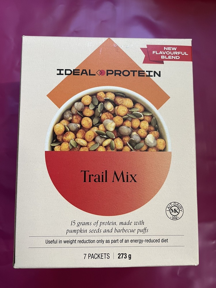 Ideal Protein Trail Mix 7 packets per box FREE Ship BB 11/30/26
