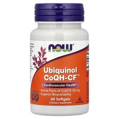 2 X NOW Foods, Ubiquinol CoQH-CF�, 50 mg, 60 Softgels