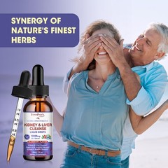 Kidney Liver Support Drops | 20:1 Cranberry Chanca Piedra Milk Thistle Vegan
