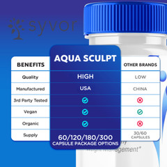 Aqua Sculpt Advanced Weight Loss Support Aqua Sculpt Maximum Strength 60 Pills