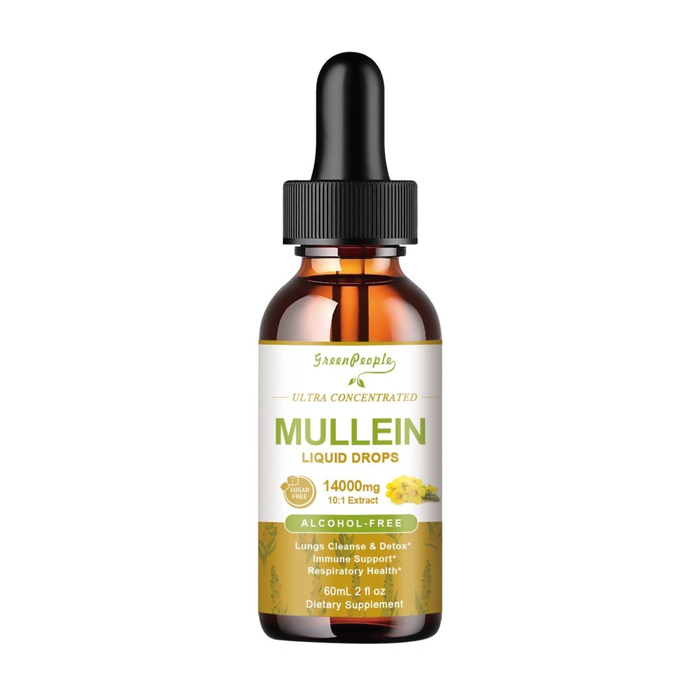 Mullein Leaf Extract Mullein Tea Lung Cleanse Support for Lung Health Supplement