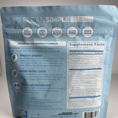 Clean Simple Eats Energy + Pre Workout (30 Servings) Freeze Pop Exp.1/2028