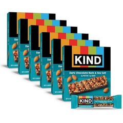 (72) KIND Bars, DARK CHOCOLATE NUTS & SEA SALT 1.4 oz – * with FREE SHIPPING