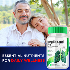 (1 Pack) Lung Expand Pro Advanced Support Vitamin Max Supplement 60 Capsules