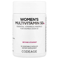 2 X Codeage, Women’s Multivitamin 50, 30 Vegetable Capsules-worldwide