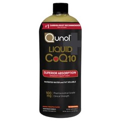 Qunol Liquid CoQ10 Superior Absorption Natural Supplement 100mg 30.4oz Exp 03/27