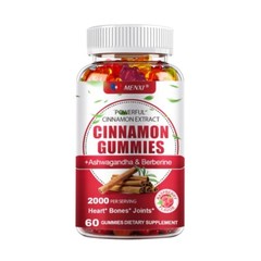 Organic Ceylon Cinnamon 2000mg Gummies with Berberine – Blood Sugar Supplement